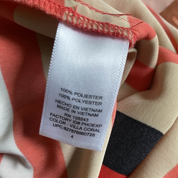 🎉HP🎉 PETER SOM SLEEVELESS STRIPED ROMPER SZ 4 - Picture 6 of 9